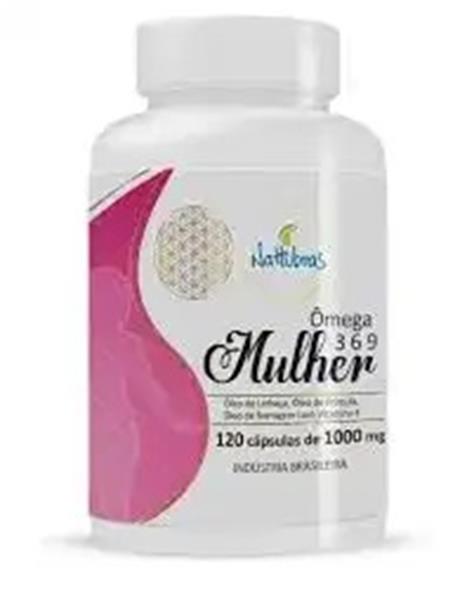 OMEGA 3 MULHER 1000MG 60 CAPSULAS NATTUBRAS