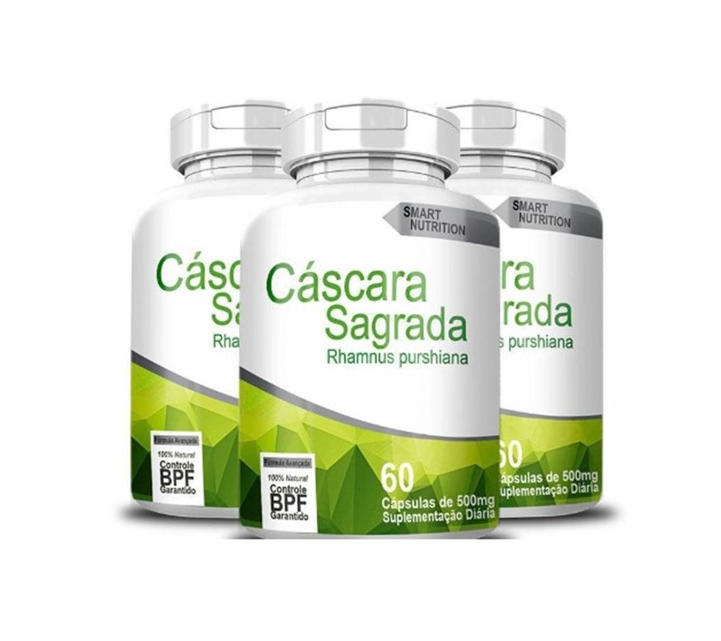 CASCARA SAGRADA  60 CAPSULAS 500MG SMART NUTRITION
