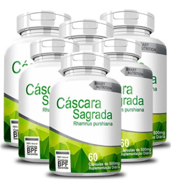 CASCARA SAGRADA  60 CAPSULAS 500MG SMART NUTRITION