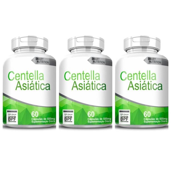 CENTELLA ASIATICA 60 CAPSULAS 500MG SMART NUTRITION