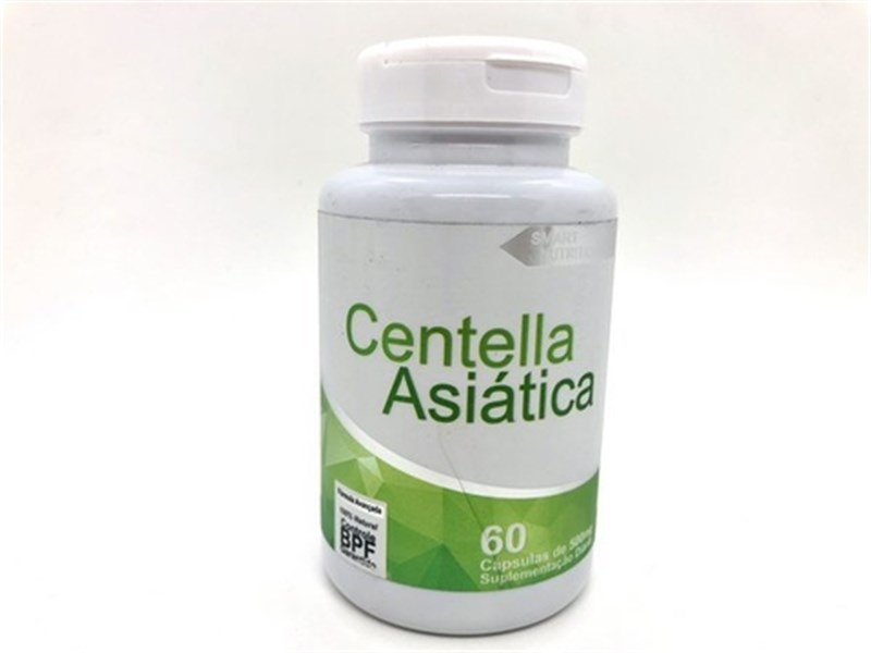 CENTELLA ASIATICA 60 CAPSULAS 500MG SMART NUTRITION