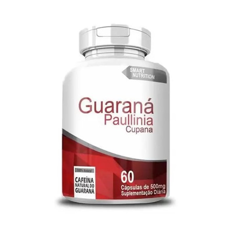 GUARANA 60 CAPSULAS 500MG SMART NUTRITION