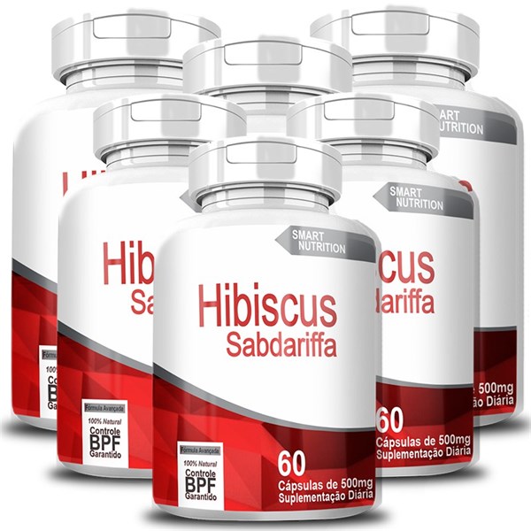 HIBISCUS 500MG 60CAPS SMART NUTRITION