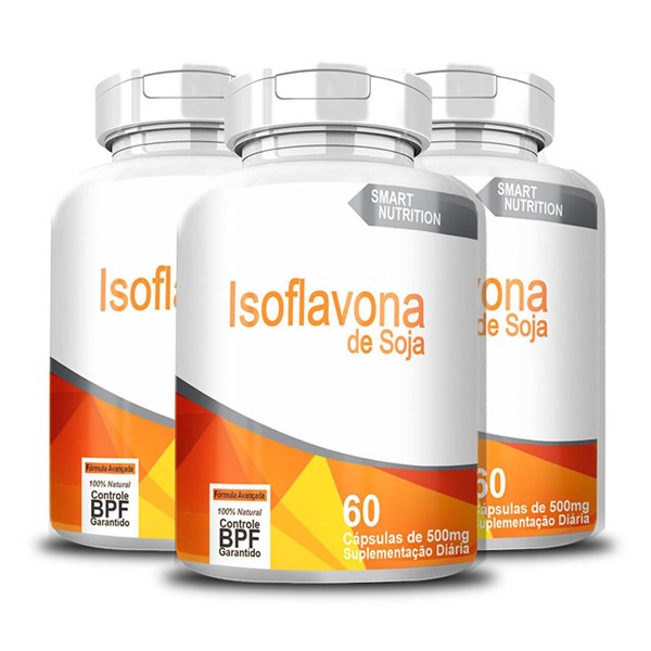 ISOFLAVONA 500MG 60CAPS SMART NUTRITION