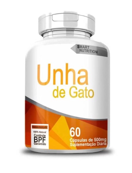 UNHA DE GATO 500MG 60CAPS SMART NUTRITION
