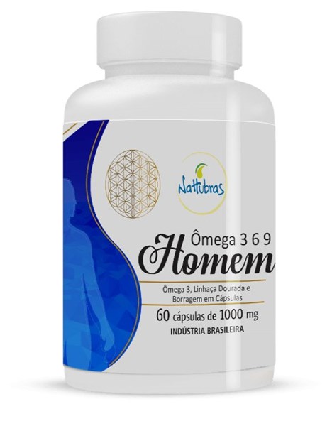 OMEGA 3 HOMEM 1000MG 60CAPS NATTUBRAS