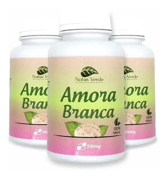 AMORA BRANCA 500MG 60CAPS NATUS VERDE