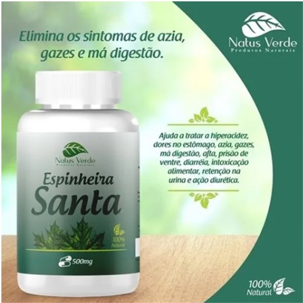 ESPINHEIRA SANTA 500MG 60CAPS NATUS VERDE