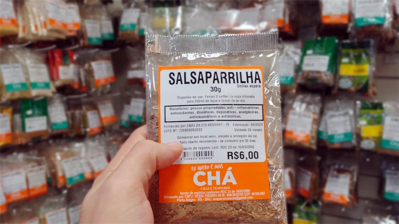 SALSAPARRILHA RAIZ 30G CHA NATUREBA