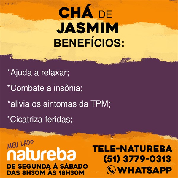 FLOR DE JASMIM CHA 10G NATUREBA