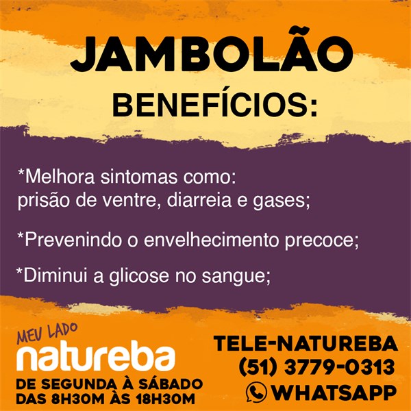 JAMBOLAO 30G CHA NATUREBA
