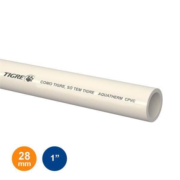 TUBO CPVC 28MM/3M (1) - AQUATHERM TIGRE