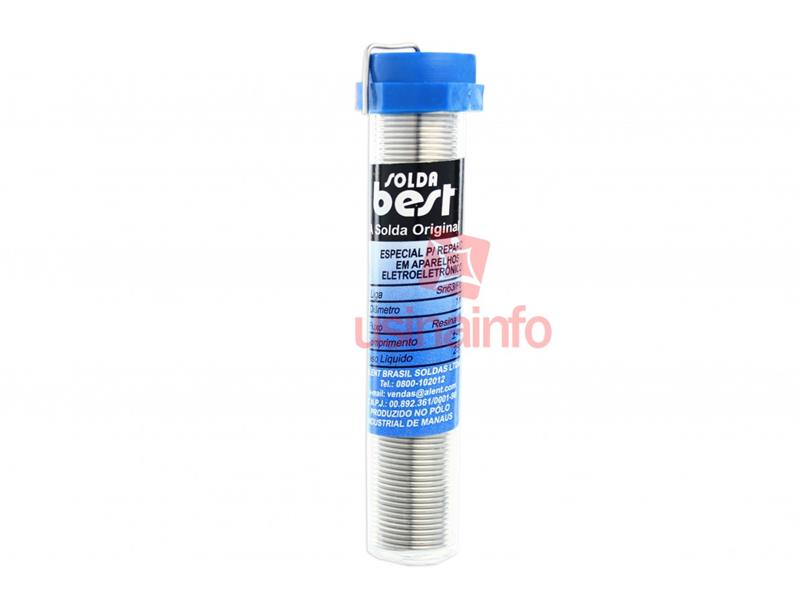 ESTANHO EM FIO SOLDA TUBO 25G 4 MM - BEST