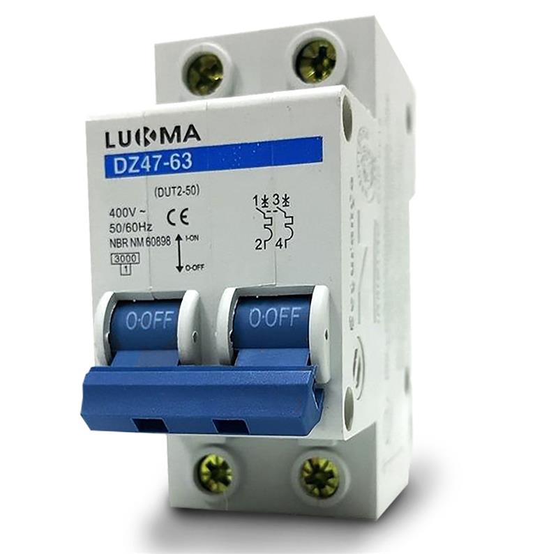 DISJUNTOR DIN BIPOLAR 70A - JNG