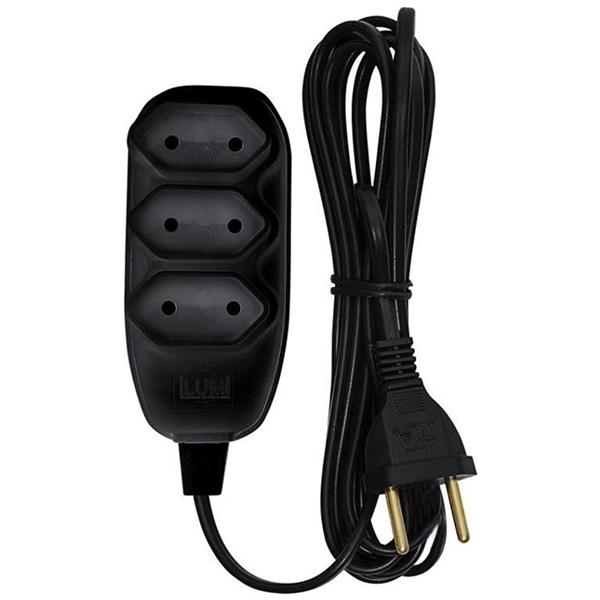 EXTENSAO 5 METROS PL 3 SAIDAS STANDART - NATICON