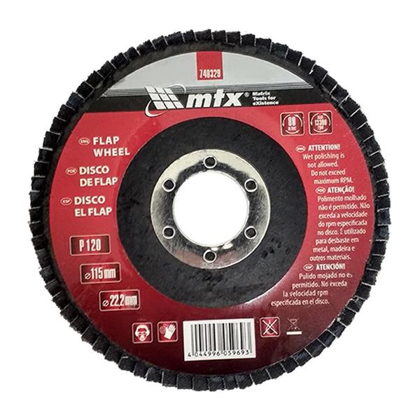 DISCO FLAP 4.1/2 GR060 115MMX22MM - MTX