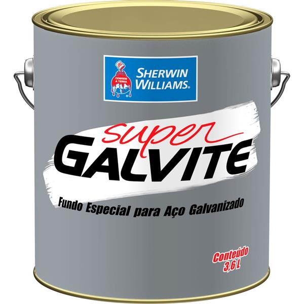 FUNDO SUPER GALVITE P/GALVANIZADO 3,6L - SHERWIN WILLIANS