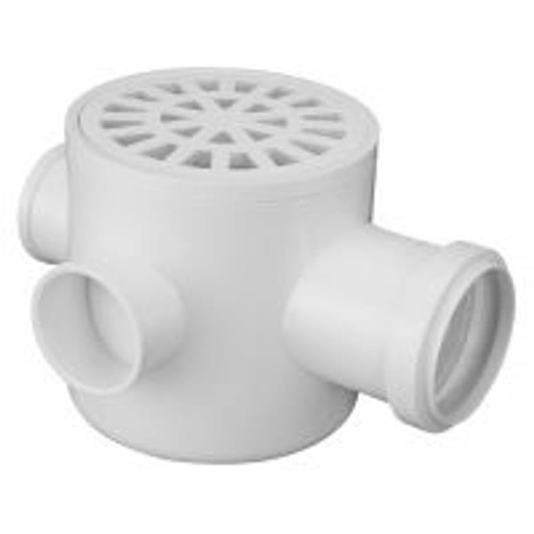 CAIXA SIFONADA 100X100X50 REDONDA - KRONA