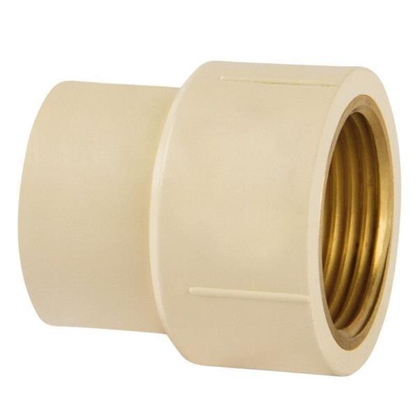 LUVA TRANSICAO L/R CPVC X METAL 22MMX1\2 AQUATHERM - TIGRE
