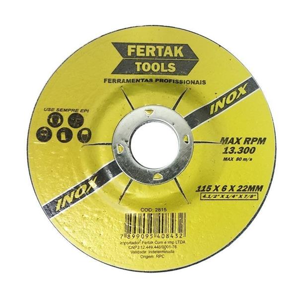 DISCO DESBASTE METAL 4.1/2X1/4X7/8 - MAKITA 19831