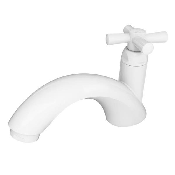 TORNEIRA LAV. MESA ABS CROSS BRANCA 1/2 - TIGRE