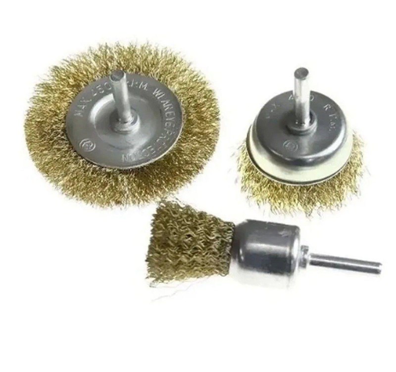 JOGO ESCOVA DE ACO PARA ESMERILHADEIRA 3PCS - LINKSKY BW-3