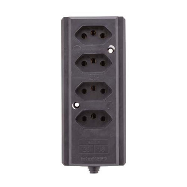 TOMADA BARRA QUADR 2P+T 20A PT - INTERNED