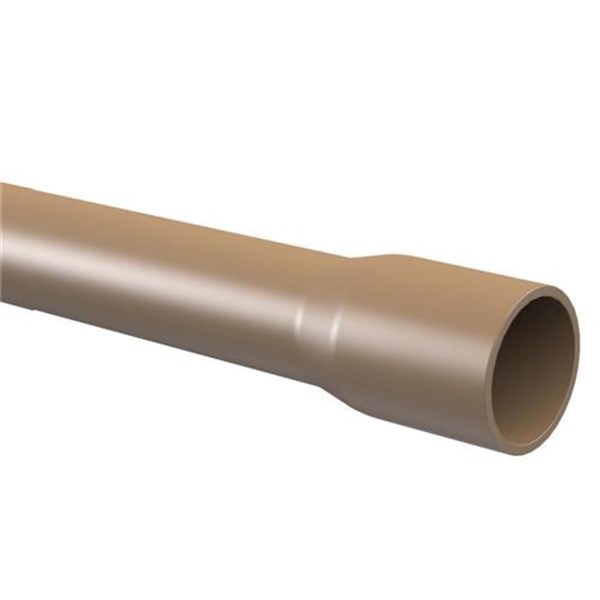 TUBO PVC MARROM 50MM (1.1/2) - METRO