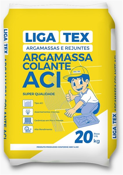 AC1 ARGAMASSA CERAMICA INT 20KG - LIGA TEX