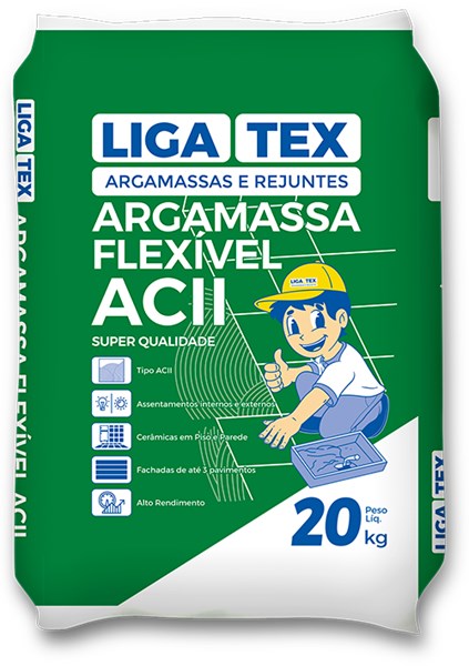 AC2 ARGAMASSA CERAMICA INT. EXT 20 KG - LIGA TEX