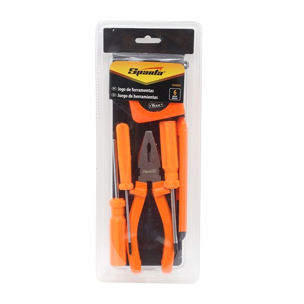 JOGO DE FERRAMENTAS, 6 PECAS// SPARTA 1354355