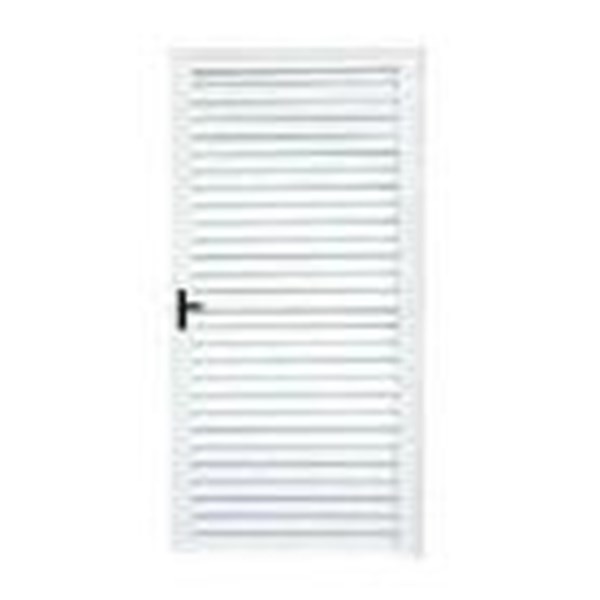 PORTA LAMINADA ALUMINIO 80X210X51 DIREITO BRANCA 251151 - BATALHÃO