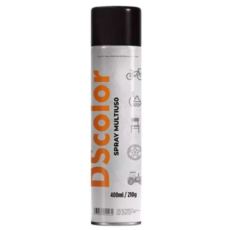 SPRAY PRETO BRILHANTE 400ML - DSCOLOR