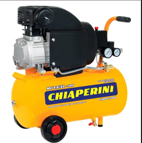 Motocompressor MC 7.6/21L 2Hp-110 Volts - CHIAPERINI