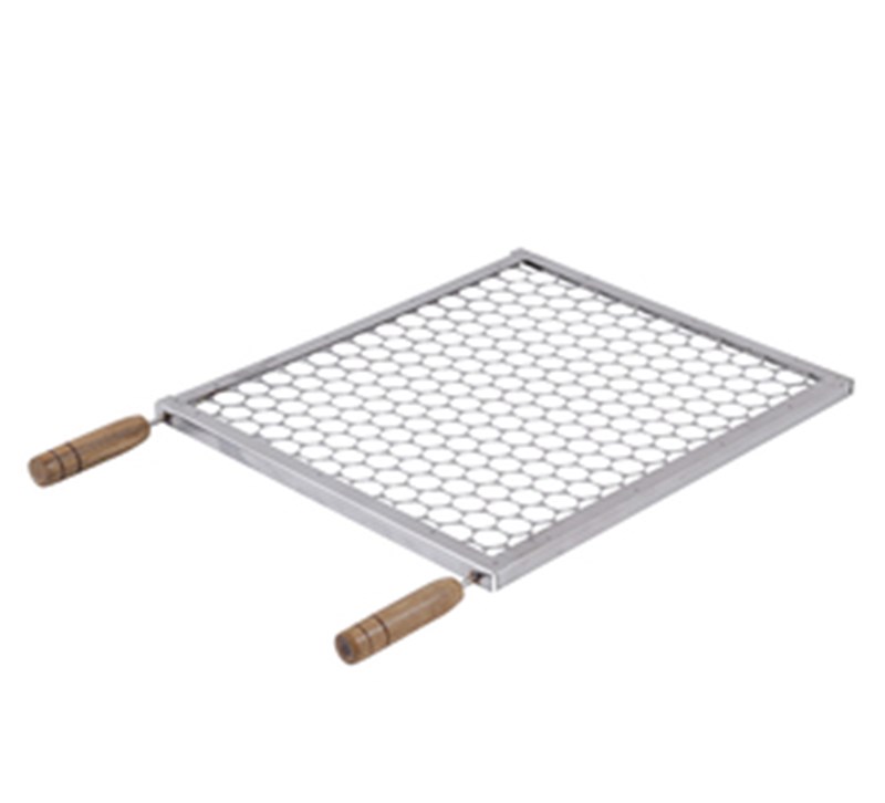 GRELHA P. CHURRASQUEIRA GALVANIZADA MEDIA 39X50CM - CHURRASQUEIRAS VM
