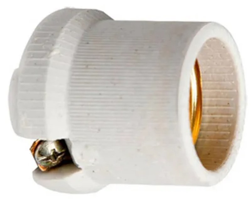 SOQUETE PORCELANA E27 BOCAL - BRASFORT