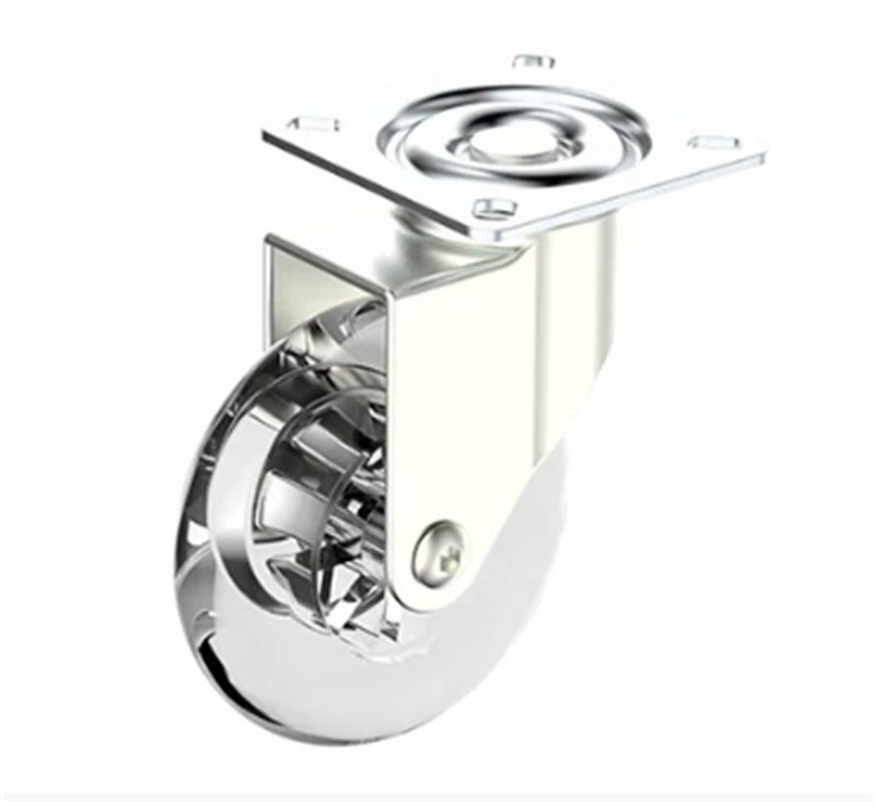 RODIZIO GEL PLACA GIRATORIA 75MM SEM FREIO - SOPRANO