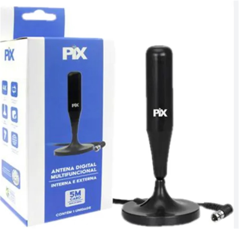 ANTENA INTERNA DIGITAL C/IMA CABO 5,00MT - PIX