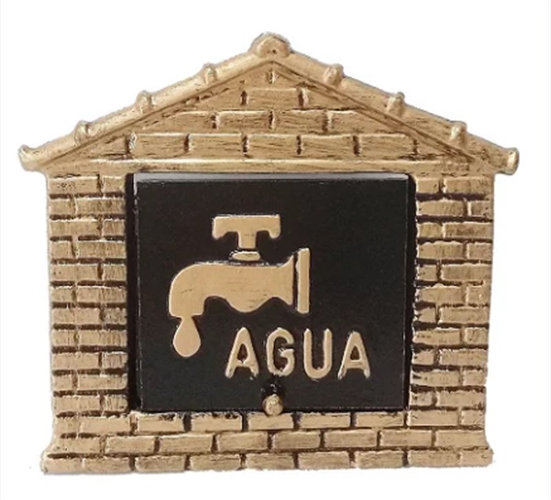 VISOR AGUA TIJOLINHO COR OURO