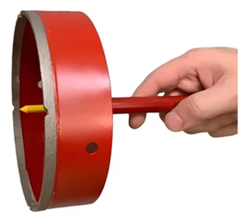 SERRA COPO DIAMANTADA 100MM C/ SUPORTE 15CM - FOZA