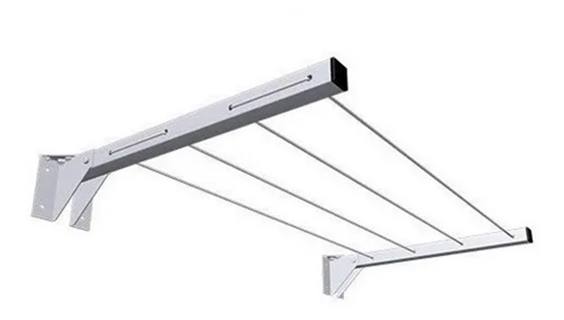 VARAL ARTICULADO 4 FUROS BRANCO