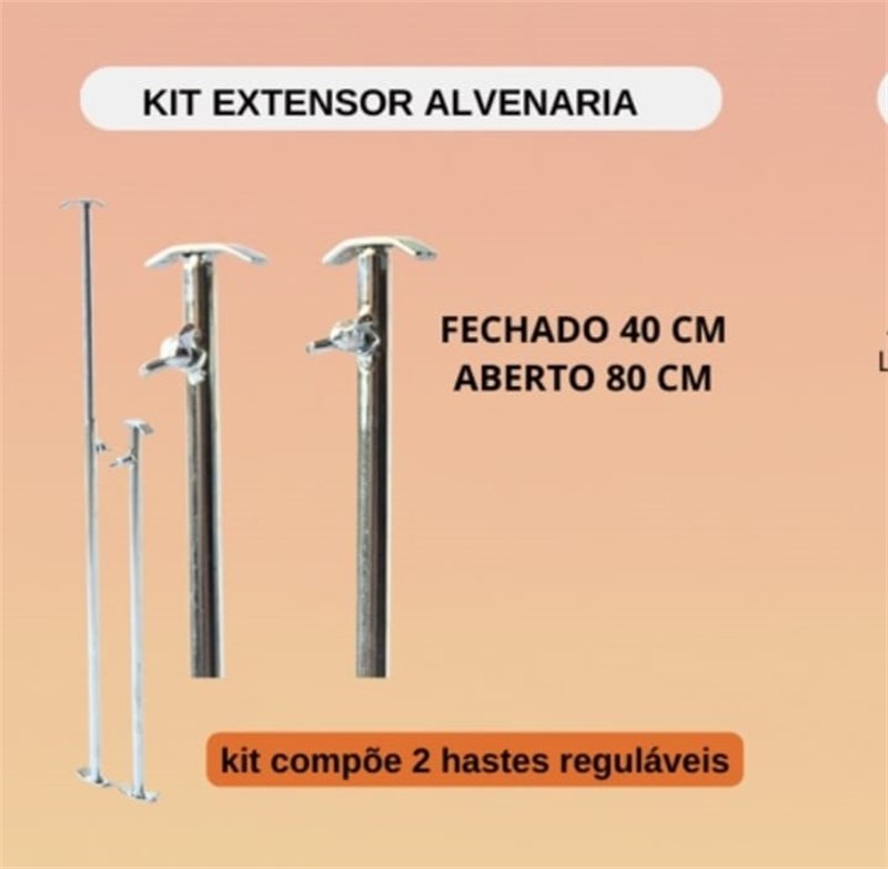 KIT EXTENSOR ALVENARIA GAL. - CHURRASQUEIRA VM