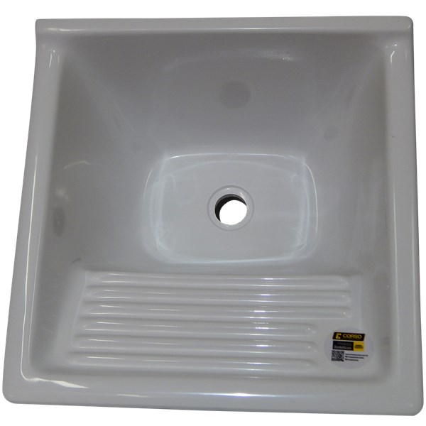 TANQUE GRANITO PRE MOLDADO  45X45 TDF 20L COR BRANCO - CORSO