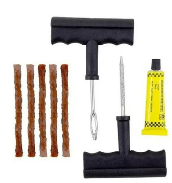 KIT REPAROS PARA PNEUS C/ 8PCS - TROYA AUTO 0039