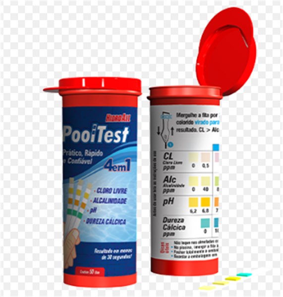 TESTE PISCINA FITA 4EM1 C50 - POOLTEST