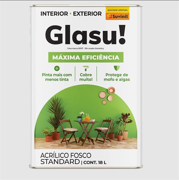 TINTA ACR ECON 18L VERDE PISCINA FOSCO MAXIMA EFICIENCIA - GLASU