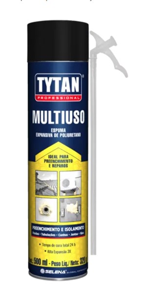 ESPUMA EXPANSIVA 500ML/320G - TYTAN