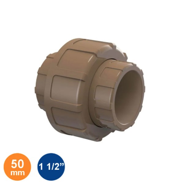 UNIAO MARROM SOLDAVEL 50MM (1.1/2) -