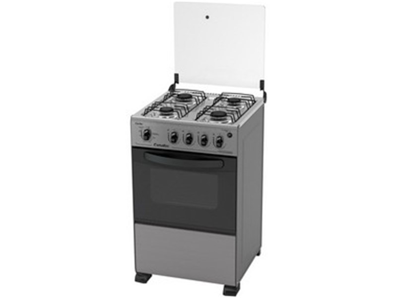 Fogão 4 Bocas Inox Esmaltec Acendimento Automático - 4Q Caribe