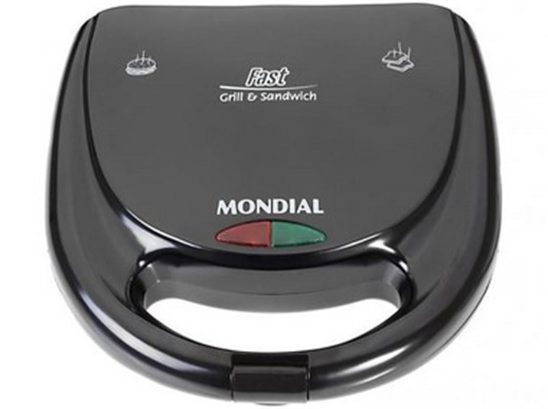 Sanduicheira Mondial Fast Grill e Sandwich - S-12 780W com Alça Fria